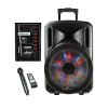 Befree Sound 12 Inch 2500 Watt Bluetooth Portable Party Pa Speaker With Illuminating Lights And Usb/microsd/aux-in/fm Radio/dv12v Inputs