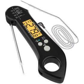 Folding Waterproof and Heat Resistant Kitchen Food Thermometer Electronic Barbecue Thermometer