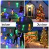 Outdoor Solar String Lights 21 Feet 30 LEDs Water Drop Solar Powered Lights