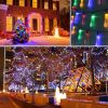 Outdoor Solar String Lights 21 Feet 30 LEDs Water Drop Solar Powered Lights