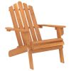 3 Piece Adirondack Patio Lounge Set Solid Wood Acacia