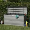 Patio Storage Box Gray 46.1"x17.7"x22"