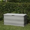 Patio Storage Box Gray 46.1"x17.7"x22"