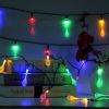 Outdoor Solar String Lights 21 Feet 30 LEDs Water Drop Solar Powered Lights