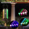 Solar Wind Chime Lights 7 Color Changing Decorative Lamp IP65 Waterproof Hanging String Lights