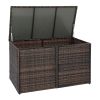 Iron Frame Double Door Can Be Stored Brown Gradient Rattan Locker