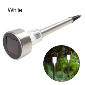 Garden Stainless Steel Landscape Light Led Lighting Waterproof Garden Light (Option: White-10PCS)