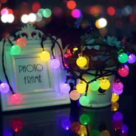 Remote Control Usb Bubble Ball Outdoor Holiday Decoration String Lights (Option: Color200)