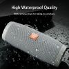 Wireless Speaker; Waterproof Speaker With Colorful LED Light; Portable Outdoor 3D Stereo Bass Luminous Speaker