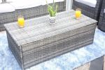 Direct Wicker Outdoor And Garden Patio Sofa Set 6PCS Reconfigurable Stylish And Modern Style With Seat Cushion